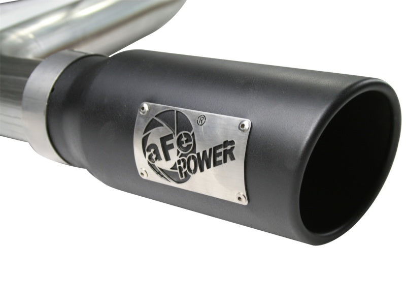 aFe MACHForce XP Exhaust Cat-Back SS-409 07-09 Toyota Tundra V8-5.7L w/ Black Tip Catback aFe