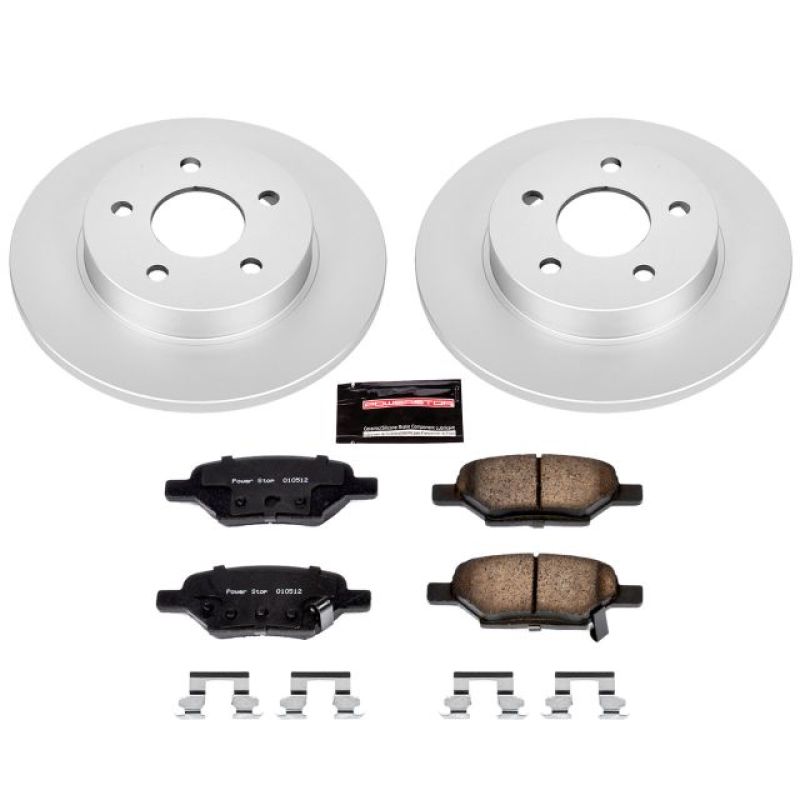 Power Stop 05-08 Chevrolet Cobalt Rear Z17 Evolution Geomet Coated Brake Kit Brake Kits - Performance Blank PowerStop