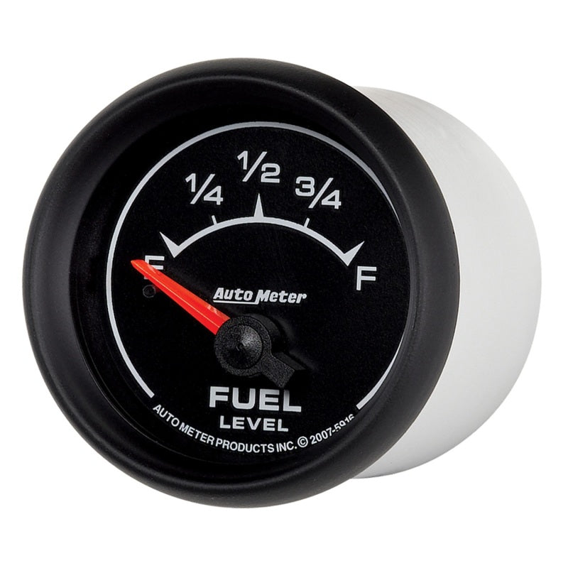 AutoMeter Gauge Fuel Level 2-1/16in. 240 Ohm(e) to 33 Ohm(f) Elec Es Gauges AutoMeter
