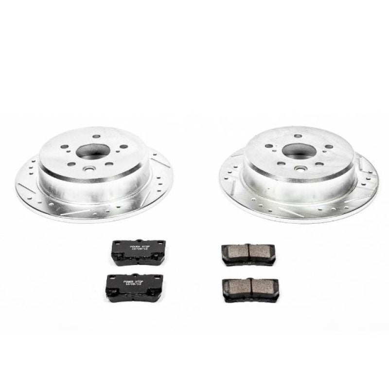 Power Stop 06-13 Lexus IS250 Rear Z23 Evolution Sport Brake Kit Brake Kits - Performance D&S PowerStop