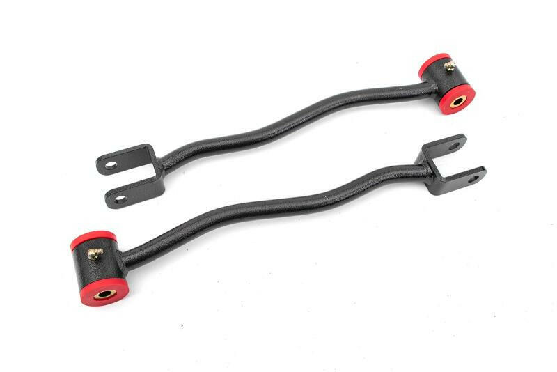 BMR 08-14 Cadillac CTS-V 2nd Gen Lower Trailing Arms Non-Adjustable Poly Bushings - Black Hammertone Suspension Arms & Components BMR Suspension