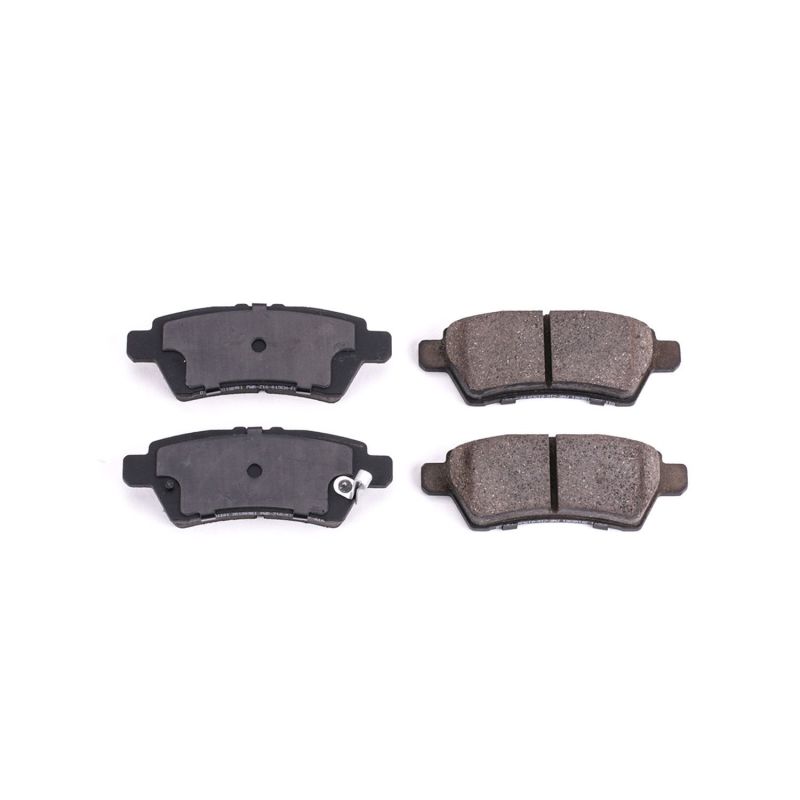 Power Stop 05-12 Nissan Pathfinder Rear Z16 Evolution Ceramic Brake Pads Brake Pads - OE PowerStop