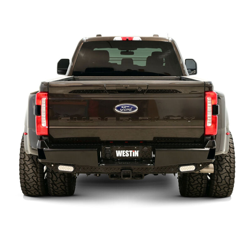 Westin 23-25 Ford F-250/350/450/550/600 HDX Bandit Rear Bumper - Black Bumpers - Steel Westin