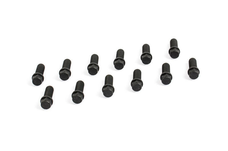 Cometic Header Bolts 3/8 - 16 x 1in Grade 5 Black Oxide Finish With Compact Hex Head Head Gaskets Cometic Gasket