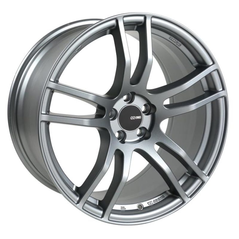 Enkei TX5 18x8.5 5x114.3 50mm Offset 72.6mm Bore Platinum Grey Wheels - Cast Enkei