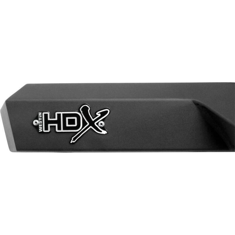 Westin 18-20 Jeep Wrangler JL Unlimited 4DR HDX Drop Nerf Step Bars - Textured Black Nerf Bars Westin