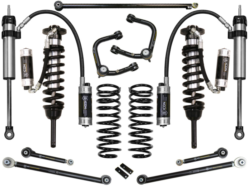 ICON 10+ Lexus GX460 0-3.5in Stage 7 Suspension System w/ Tubular UCA Coilovers ICON
