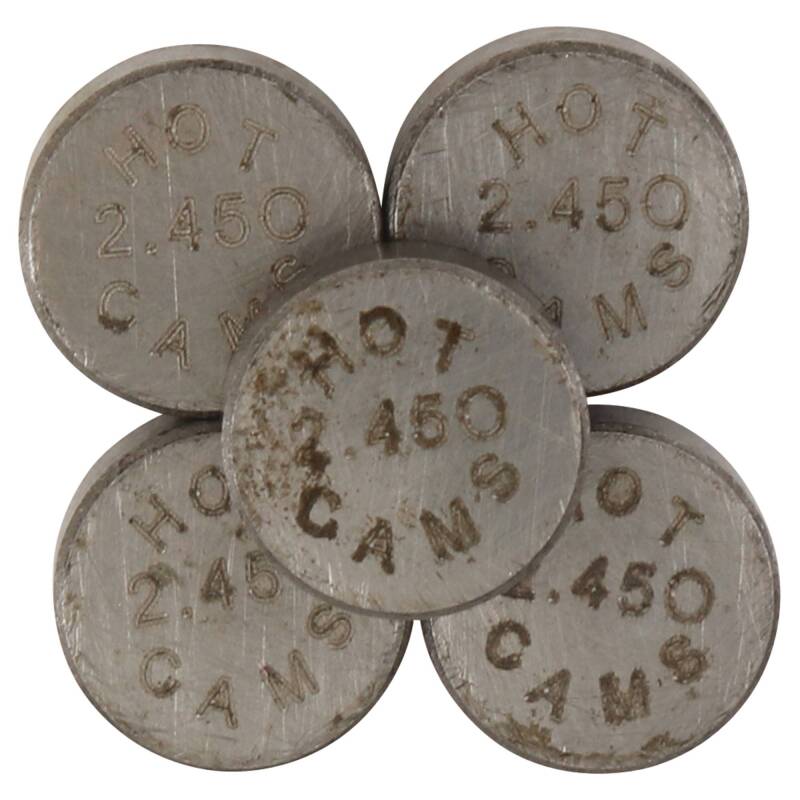 Hot Cams 07-16 CRF 150 R/2016 CRF 150 RB Big Wheel 2.450mm Shim Kit - 5 Pack Valves Hot Cams