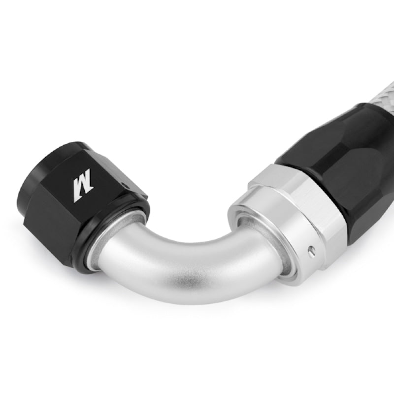 Mishimoto 3 Ft Stainless Steel Braided Hose w/ -10AN Fittings Oil Line Kits Mishimoto