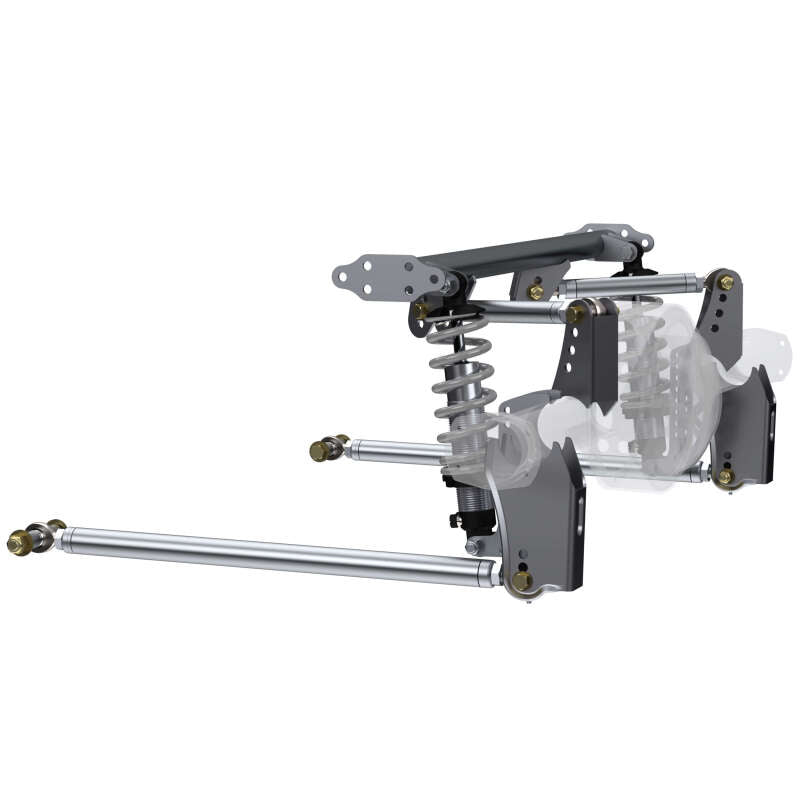 QA1 HD Pro Rear Triangulated 4-Link Kit - Front Mount Single Adj Coilovers Suspension Packages QA1