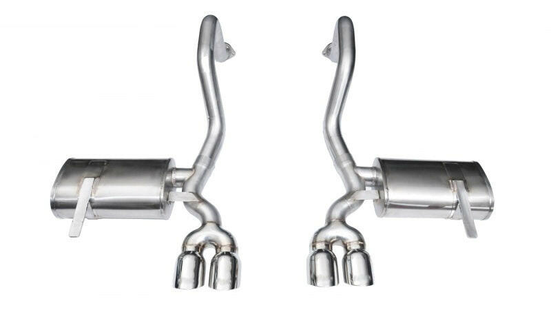 Corsa 1997-2004 Chevrolet Corvette C5 Z06 5.7L V8 Polished Xtreme Axle-Back Exhaust Axle Back CORSA Performance