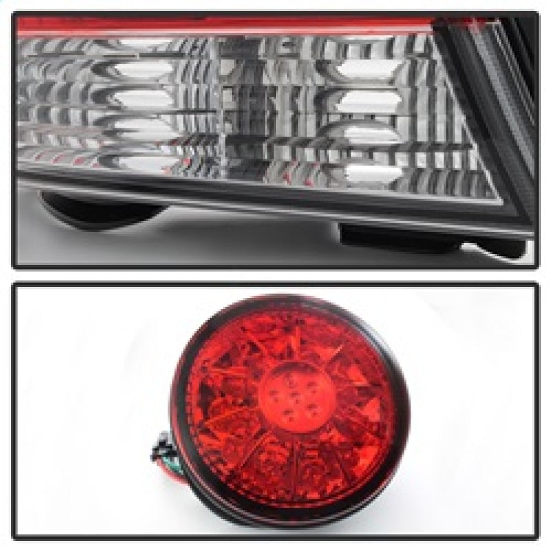 Spyder 01-03 Lexus IS300 LED Tail Lights - Red Clear ALT-YD-LIS300-LED-SET-RC Tail Lights SPYDER