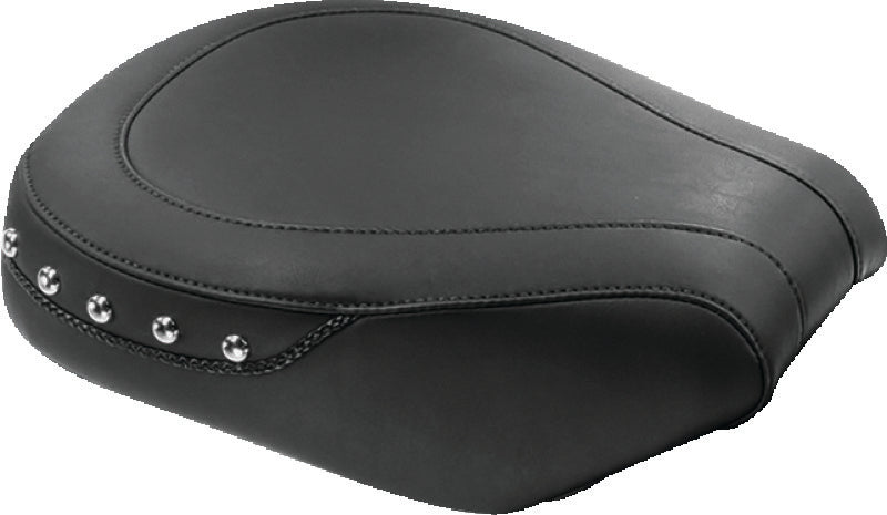 Mustang 18-21 Harley Street Bob Tripper Fastback 1PC Seat Chevron - Black One-Piece Motorcycle Seats Mustang Motorcycle