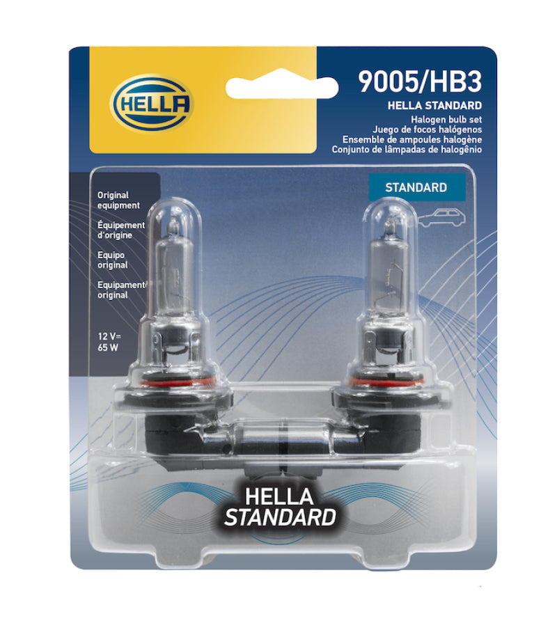 Hella Bulb 9005/Hb3 12V 65W P20D T4 (2) Bulbs Hella