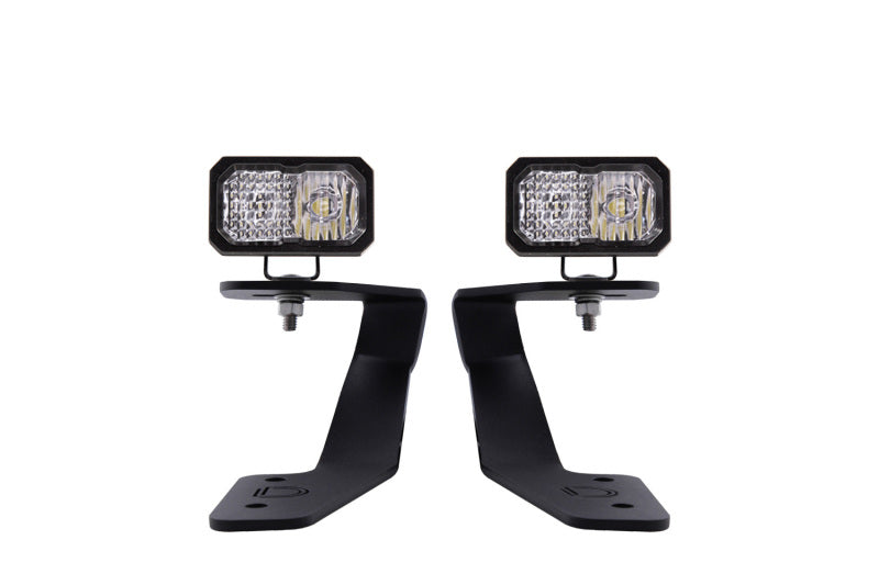 Diode Dynamics 18-21 Subaru Crosstrek Stage Series 2in LED Ditch Light Kit - Pro White Combo Light Accessories and Wiring Diode Dynamics