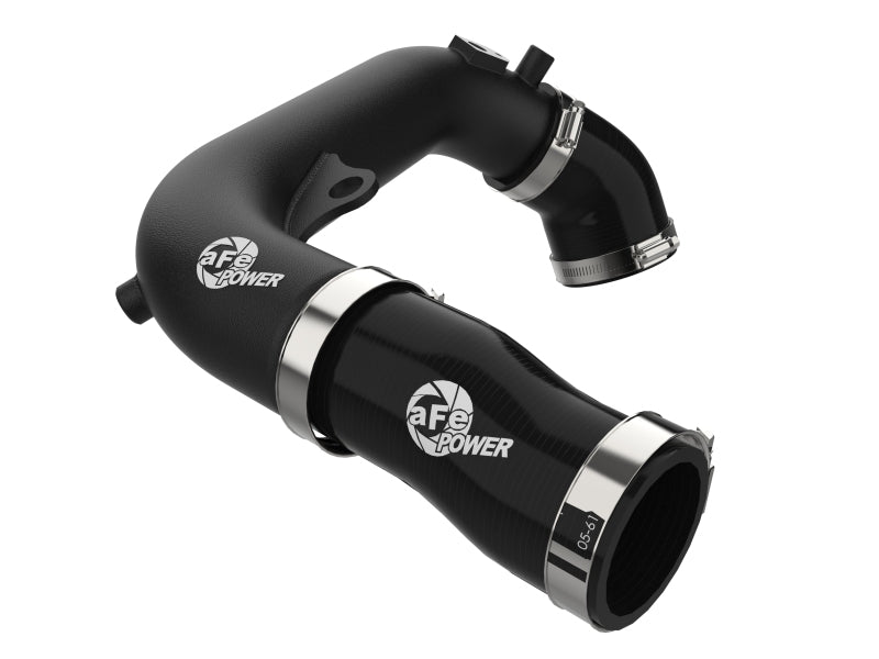 aFe 2024+ Jeep Wrangler JL L4-2.0L (t) BladeRunner 2-1/2in Aluminum Hot Charge Pipe - Black Intercoolers aFe