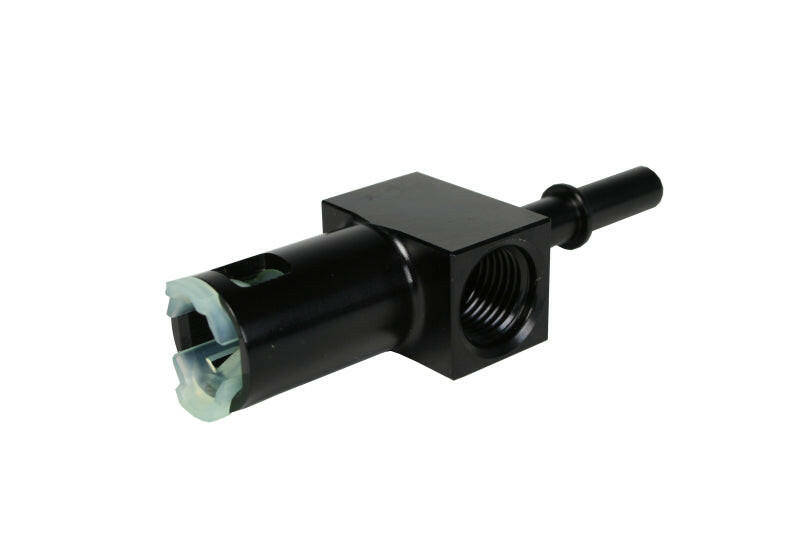 Aeromotive 5/16in Quick Connect with AN-06 port and 1/8in gauge port Fittings Aeromotive