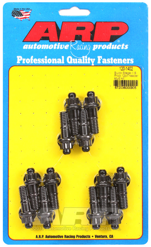 ARP Buick Stage II & Prod 12pt header stud kit Hardware Kits - Other ARP