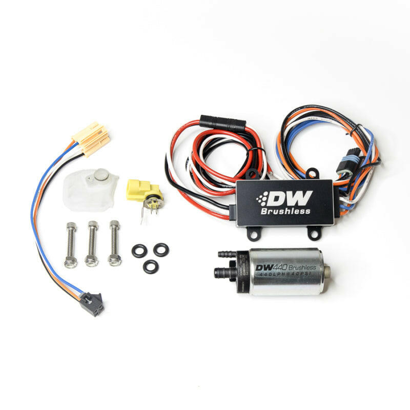 DeatschWerks 14-19 Ford Fiesta ST 440lph InTank Brushless Fuel Pump w/9-0912 Instl kit/C102 Contrllr Fuel Pumps DeatschWerks