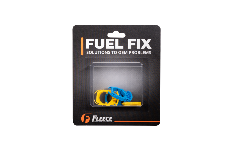 Fleece Performance Universal 11-26 Ford Powerstroke 6.7L Fuel Line Retaining Clips - 4 Pack Fittings Fleece Performance