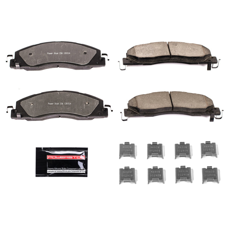 Power Stop 09-10 Dodge Ram 2500 Front Z36 Truck & Tow Brake Pads w/Hardware Brake Pads - Performance PowerStop