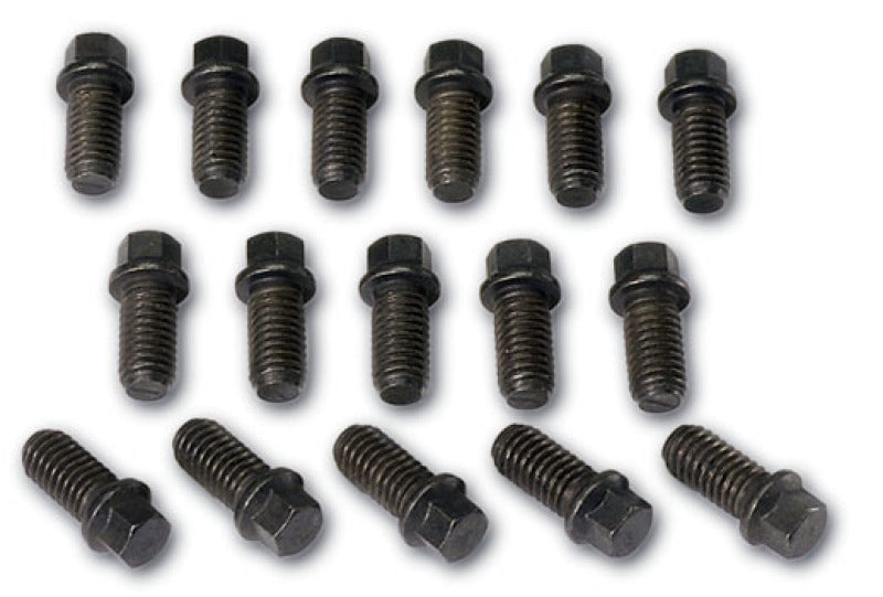 Moroso Header Bolts - 3/8in-16 - Steel - 16 Pack Bolts Moroso