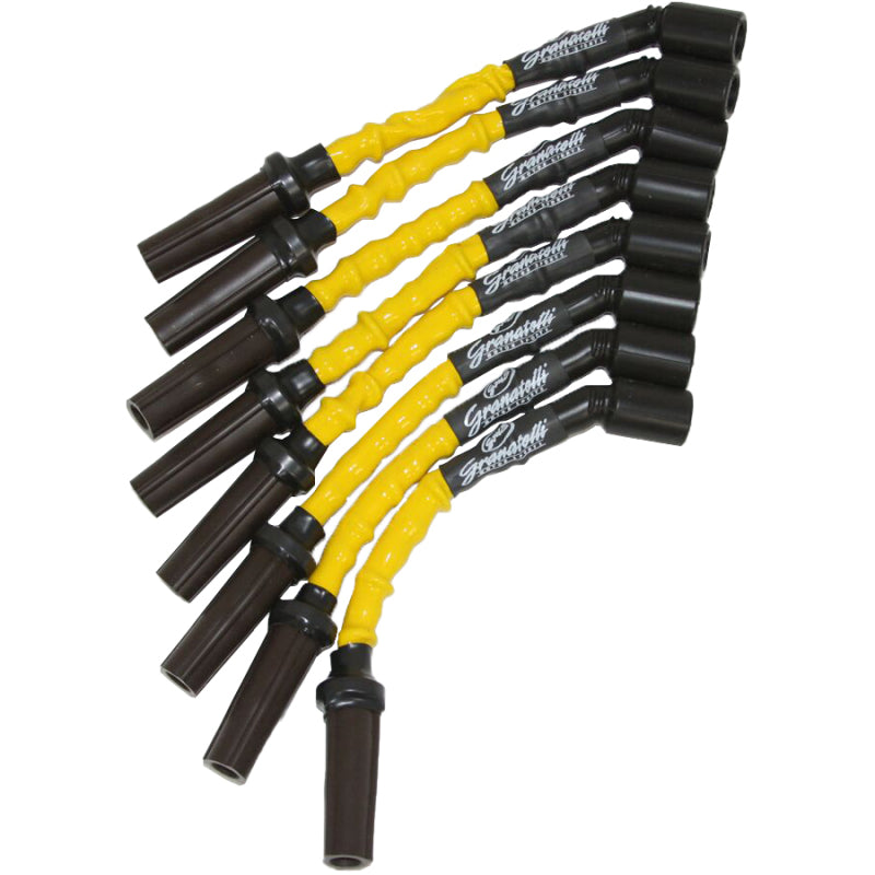 Granatelli 99-23 GM Truck/SUV V8 (Excl 8.1L) Hi-Perf Coil-Near-Plug Conn Kit w/9in Lead/Ylw Jacket Spark Plug Wire Sets Granatelli Motor Sports