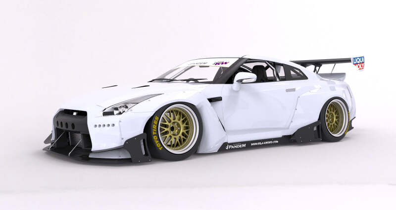 GReddy 09+ Nissan GT-R R35 Pandem Aero Front Bumper Only Bumper Covers - Front GReddy