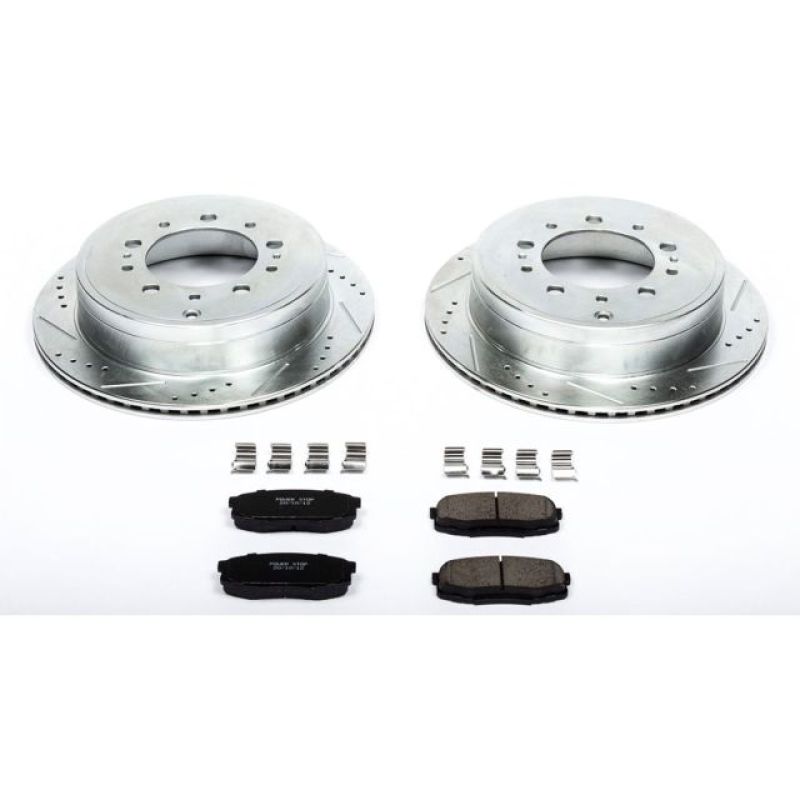 Power Stop 08-11 Lexus LX570 Rear Z23 Evolution Sport Brake Kit Brake Kits - Performance D&S PowerStop