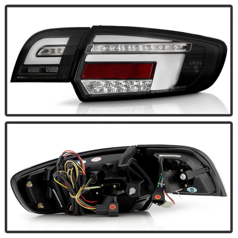 Spyder 09-13 Audi A3 Full LED Tail Lights - Black (ALT-YD-AA309-LED-BK) Tail Lights SPYDER