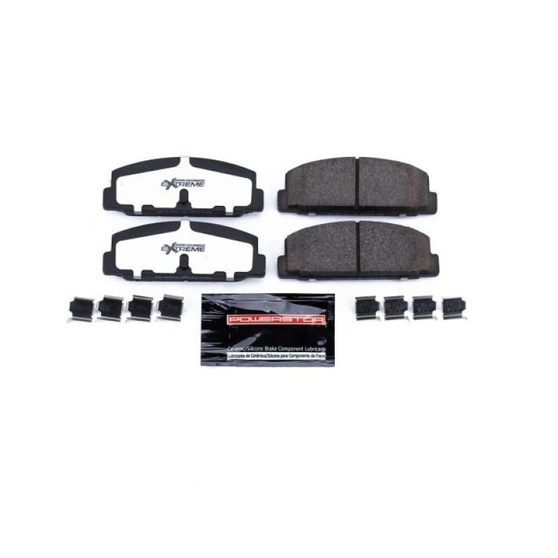 Power Stop 03-05 Mazda 6 Rear Z26 Extreme Street Brake Pads w/Hardware Brake Pads - Performance PowerStop
