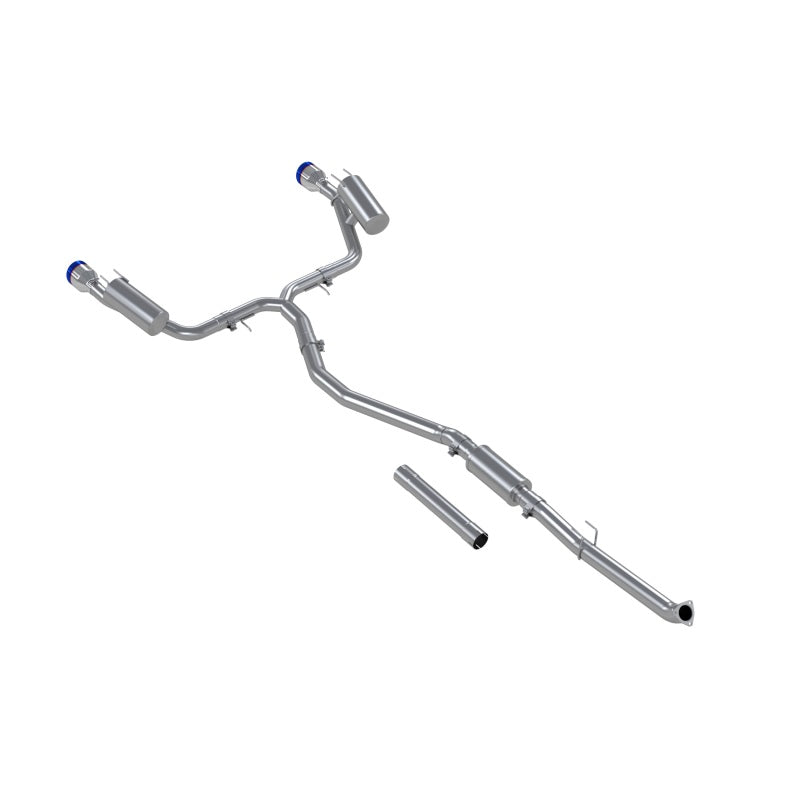 MBRP 22-24 Honda Civic SI 1.5L T304 SS 3in Cat-Back Exhaust 2.5in Dual Split Rear w/ Burnt End Tips Catback MBRP