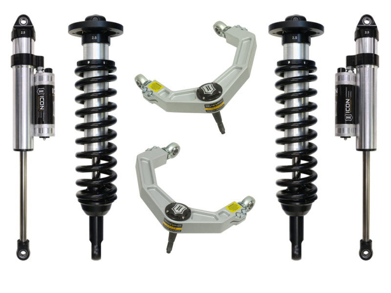 ICON 04-08 Ford F-150 4WD 0-2.63in Stage 4 Suspension System w/Billet Uca Shocks and Struts ICON