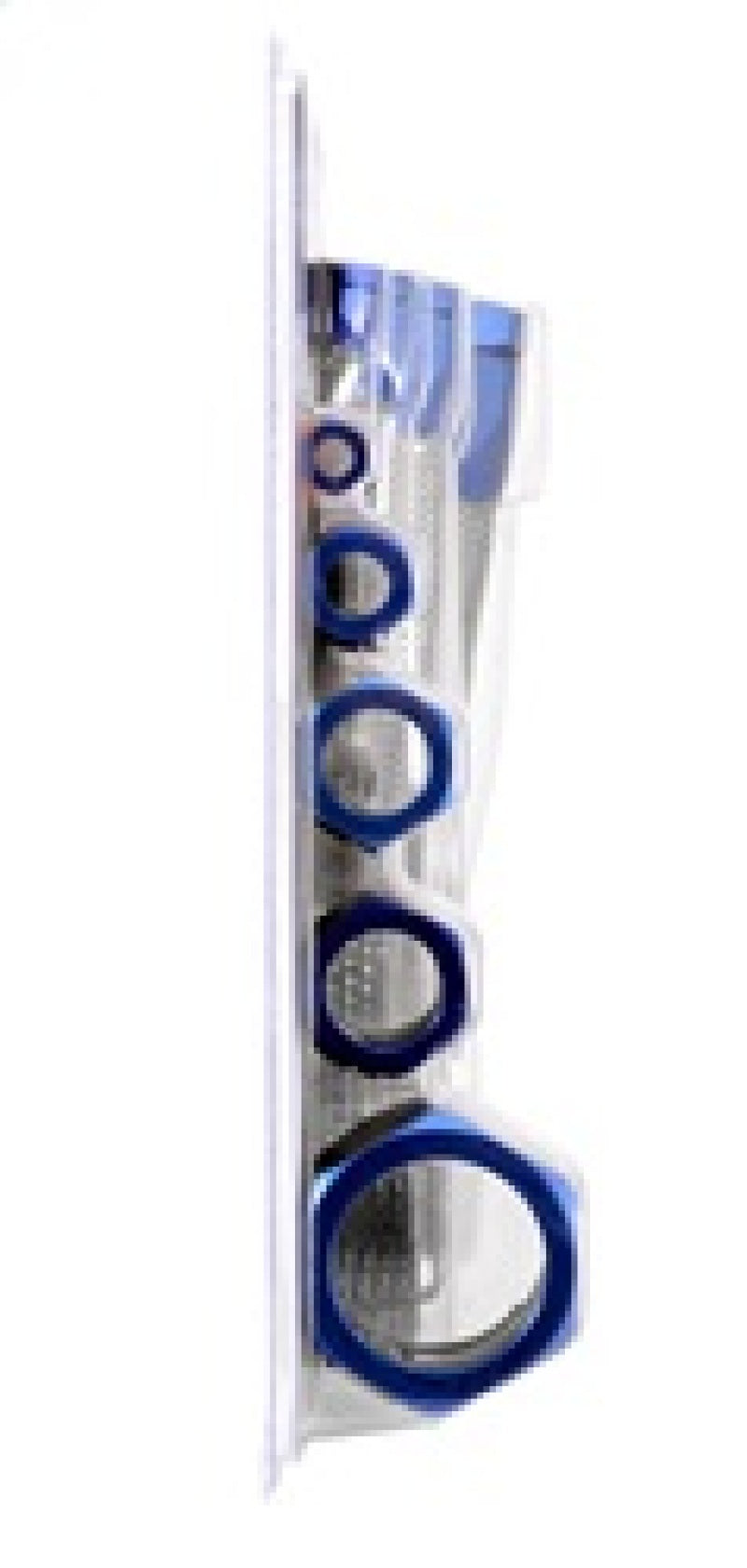 Spectre MagnaBraid 304SS Braided Sleeving Kit - Blue End Caps Sleeves Spectre