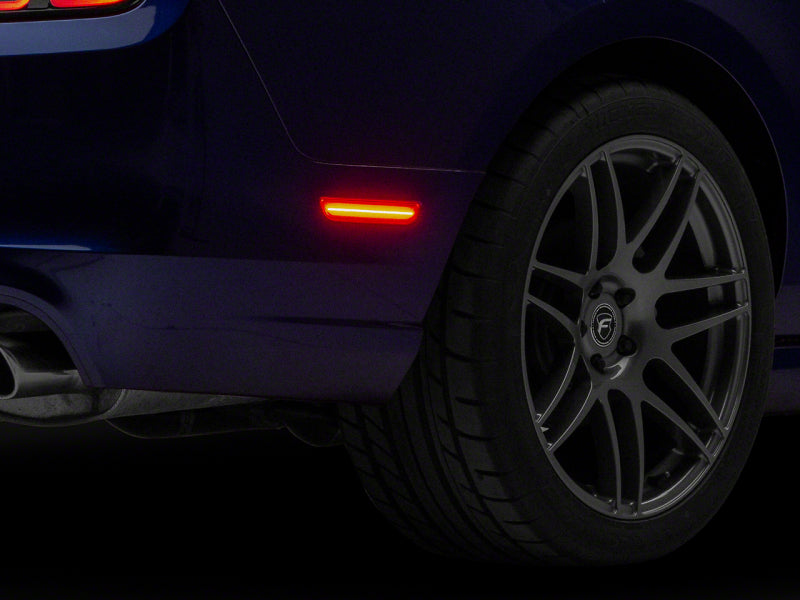 Raxiom 10-14 Ford Mustang Axial Series LED Rear Marker Lights- Red Light Accessories and Wiring Raxiom