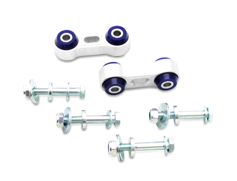 SuperPro 2003 Subaru Forester X Front HD Alloy Body Sway Bar End Link Set Bushing Kits Superpro