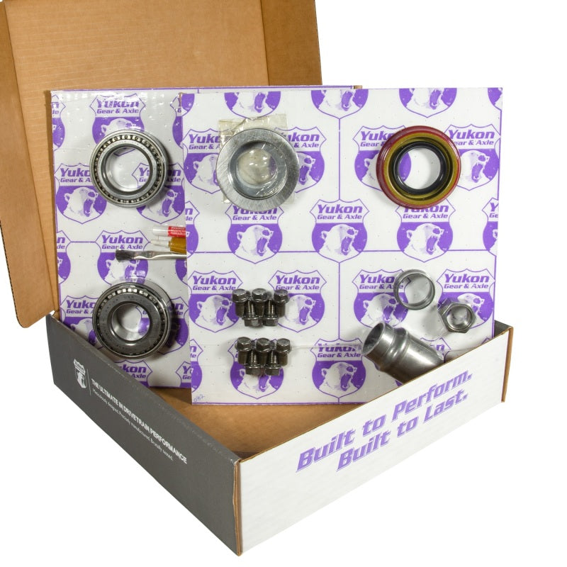 Yukon 8.2in GM 3.73 Rear Ring & Pinion Install Kit 28 Spline Positraction 2.25in Axle Bearings Differential Install Kits Yukon Gear & Axle
