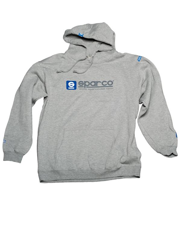 Sparco Sweatshirt Hooded WWW Grey Sml Sweatshirts SPARCO