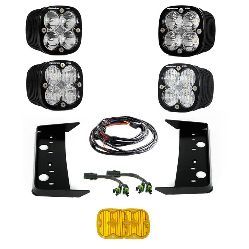 Baja Designs 2022 Toyota Tundra Squadron Pro Vent Light Mount Kit Light Mounts Baja Designs