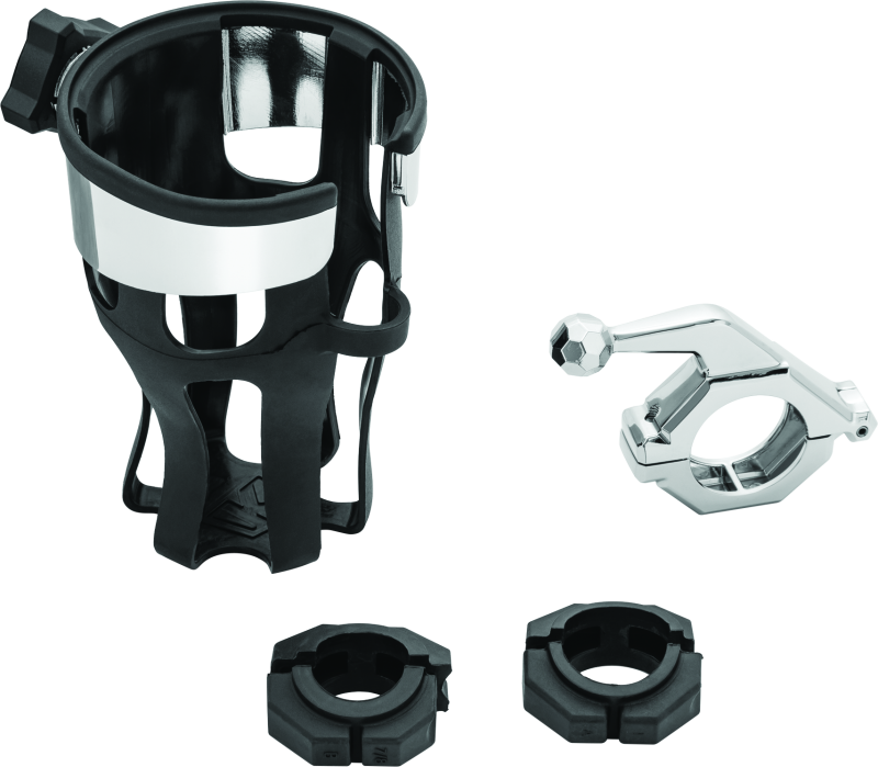 Kuryakyn Reflex Drink Holder With Bar Mount Universal Chrome Cup Holders Kuryakyn