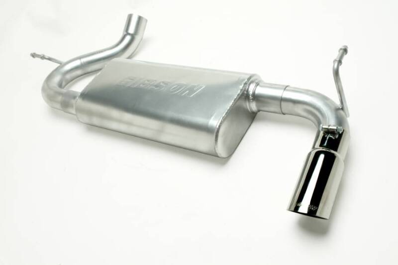 Gibson 07-17 Jeep Wrangler 3.6L Unlimited/ 07-11 Wrangler 3.8L Cat-Back Exhaust - Stainless Catback Gibson