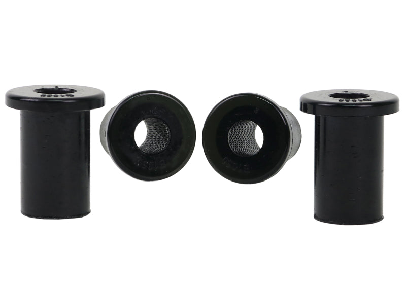 Whiteline Plus 83-01 Mitsubishi Montero Rear Shackle Bushing Kit Spring Insulators Whiteline