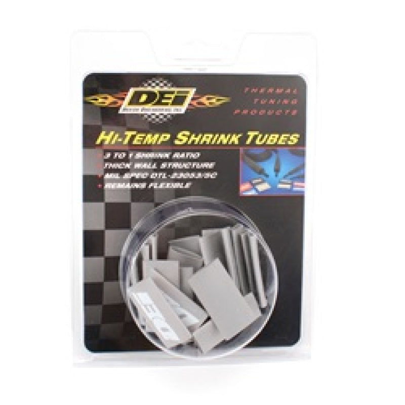 DEI Hi-Temp Shrink Tube 12mm x 1.5in - Gray Heat Shrink DEI