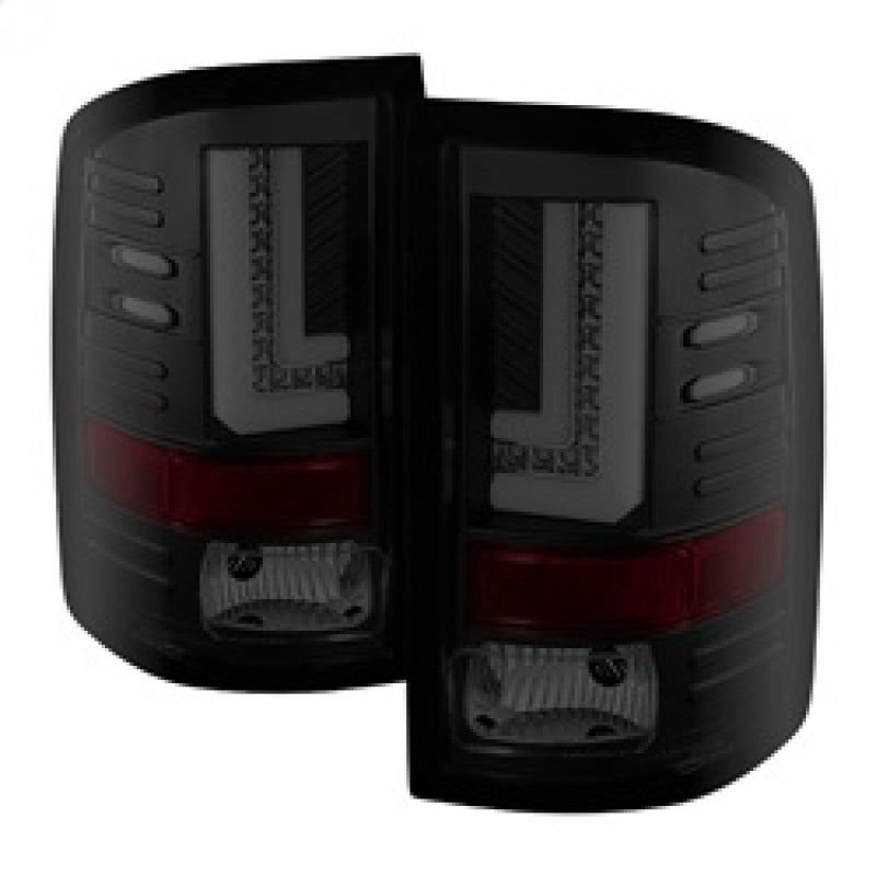 Spyder GMC Sierra 14-16 LED Tail Lights Black Smoke ALT-YD-GS14-LBLED-BSM Tail Lights SPYDER