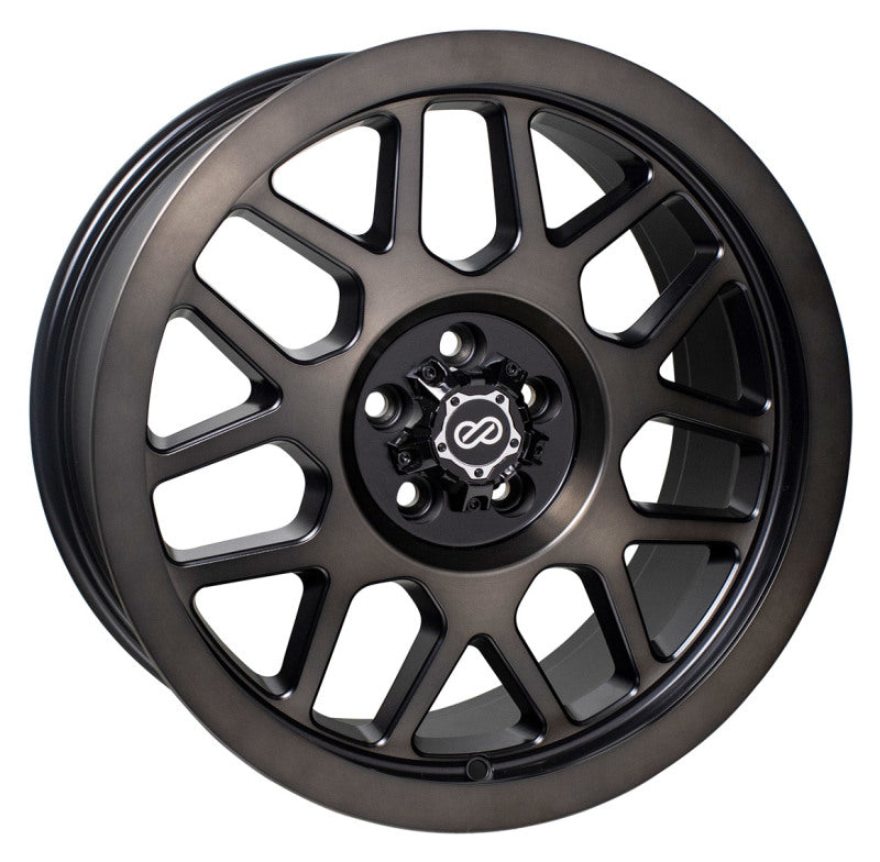 Enkei Matrix 17x9 6x139.7 10mm Offset 108mm Bore Brushed Black Wheel Wheels - Cast Enkei