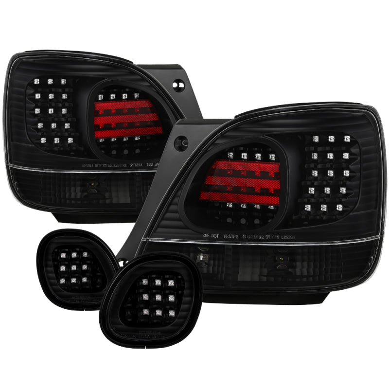 Spyder 98-05 Lexus GS300 /GS400 4pc LED Tail Lights - Black (ALT-YD-LGS98-LED-BK) Tail Lights SPYDER