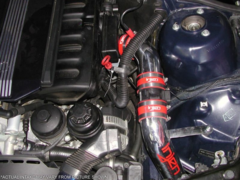 Injen 99-00 BMW 323 E46 2.5L/328 E46 2.8L / 01 325 2.5L Black Cold Air Intake **SPECIAL ORDER** Cold Air Intakes Injen