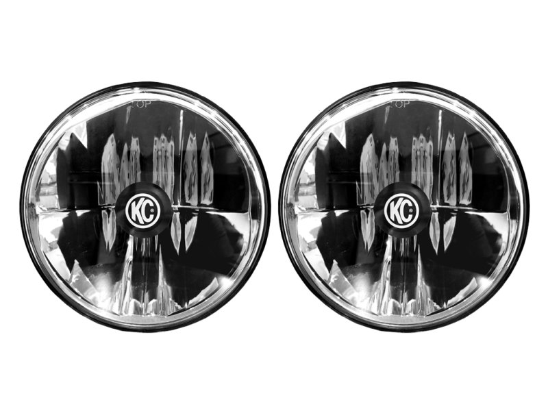 KC HiLiTES 07-18 Jeep JK (Not for Rubicon/Sahara) 7in. Gravity LED DOT Headlight (Pair Pack System) Headlights KC HiLiTES
