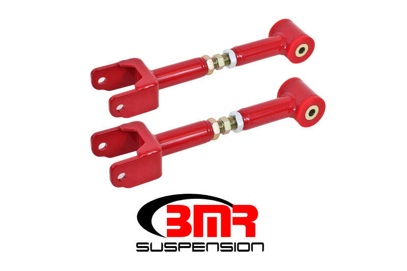 BMR 64-67 A-Body Upper Control Arms On-Car Adj. (Polyurethane) - Red Control Arms BMR Suspension