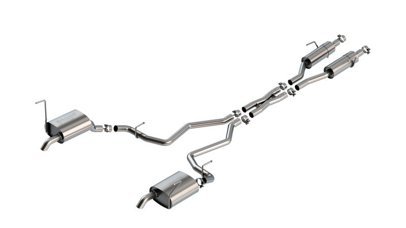 Borla 21-23 Jeep Grand Cherokee L S-Type Catback Exhaust Turndown Tips Catback Borla
